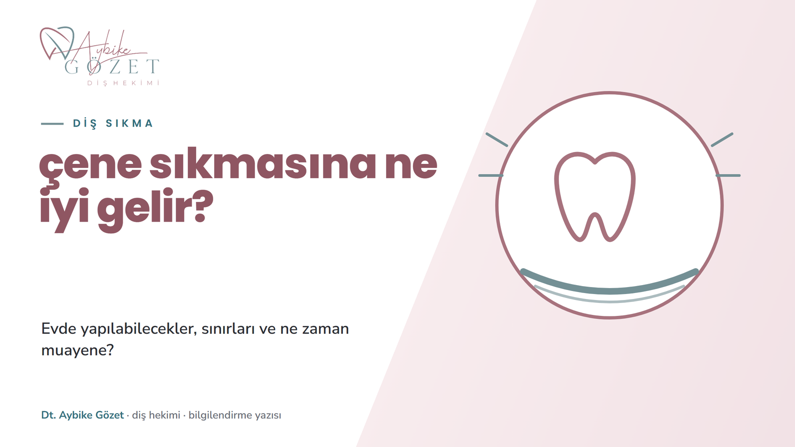 Çene sıkmasına ne iyi gelir: egzersiz ve alışkanlıklar