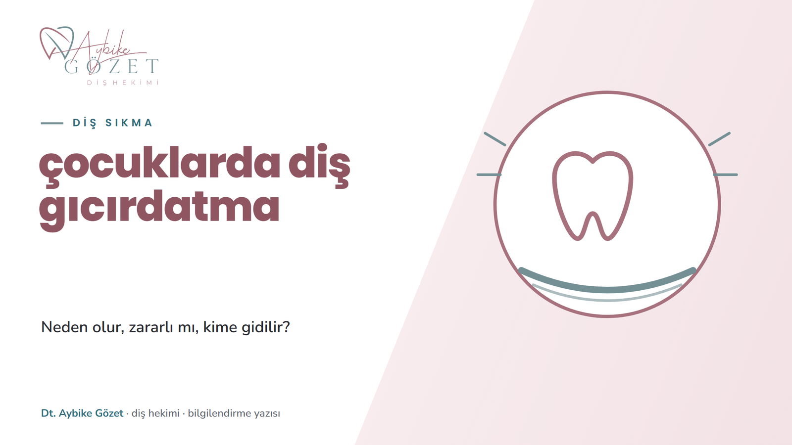 Çocuklarda diş gıcırdatma neden olur, zararlı mı