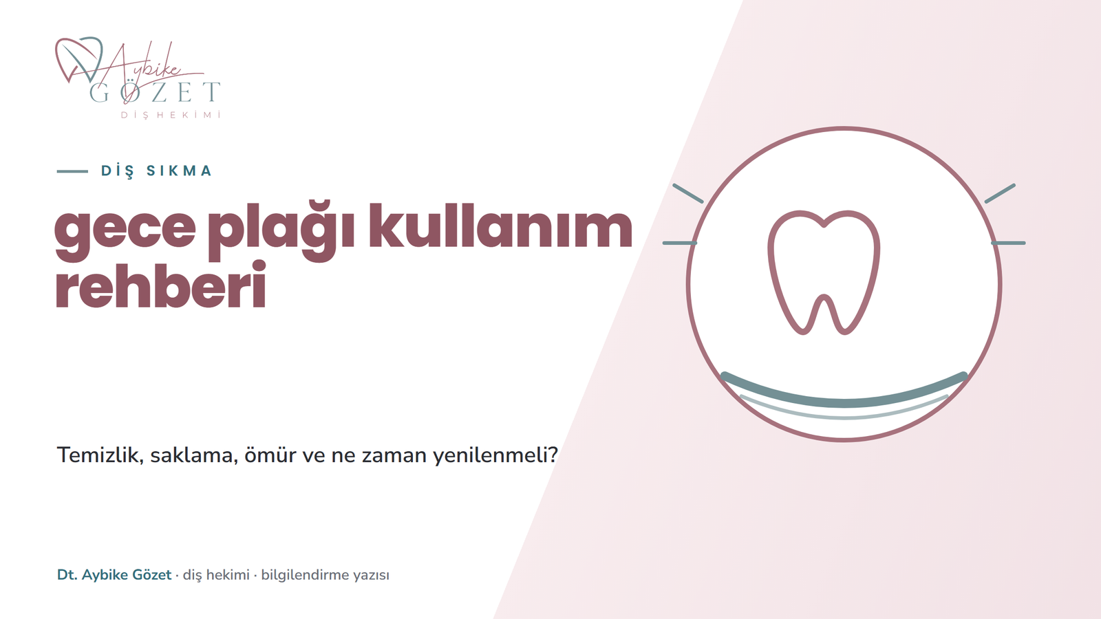 Gece plağı nasıl temizlenir ve saklanır