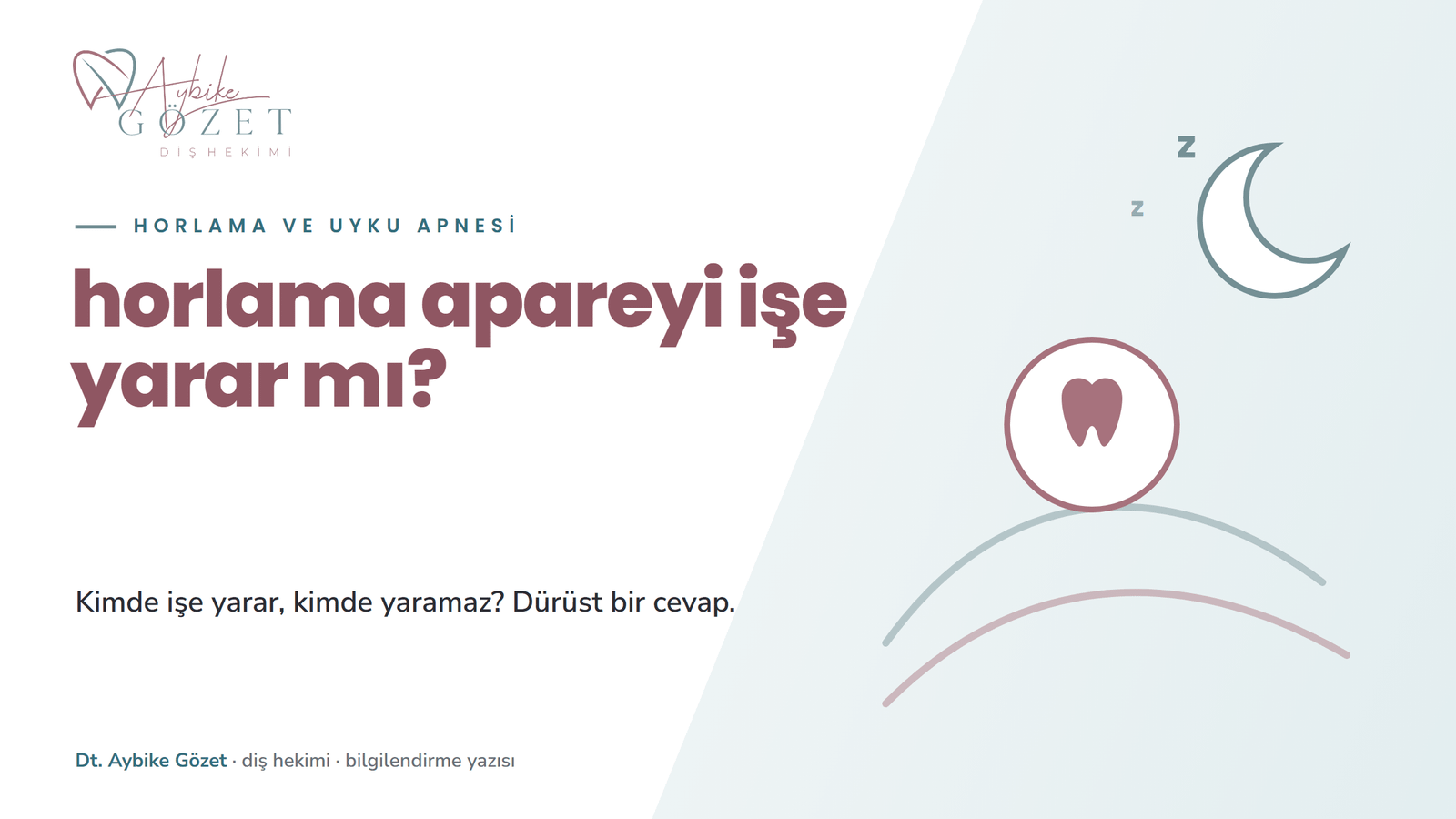 Horlama apareyi işe yarar mı