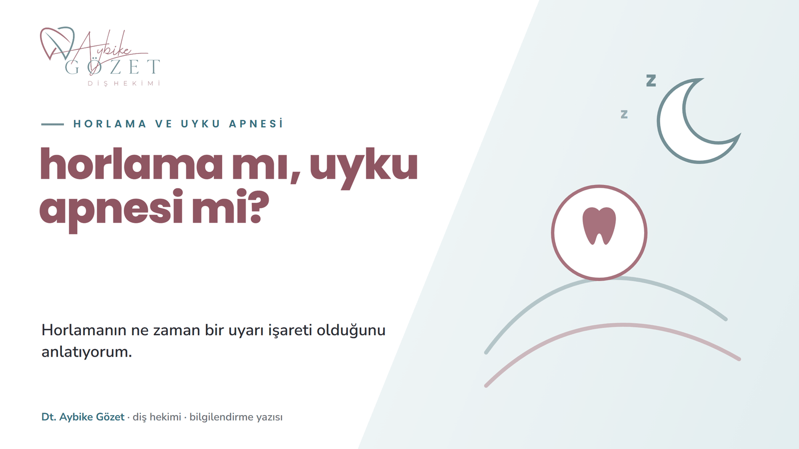 Horlama ile uyku apnesi farkı